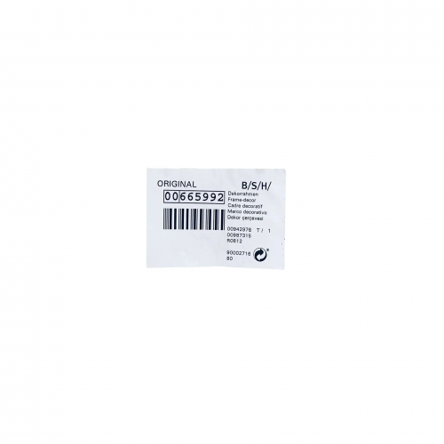 Внешний обод люка стиральной машины Bosch WFD1660, WFD2090, WAA20170CE и т.д. 5420002406 - 00665992 - ОРИГИНАЛ