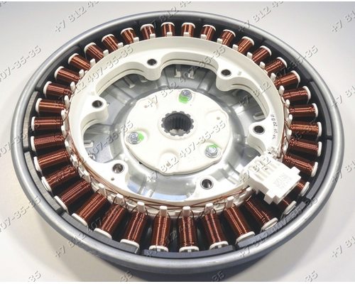 Ротор + статор электродвигателя (прямой привод) стиральной машины LG Direct Drive AJB73816009+AGF76558647 без таходатчика - ОРИГИНАЛ!