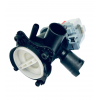 Насос для стиральной машины Bosch, Siemens в сборе с улиткой и фильтром Askoll Mod. M325 COD.RS0815 на защелках, контакты вперед под разъем (под фишку)