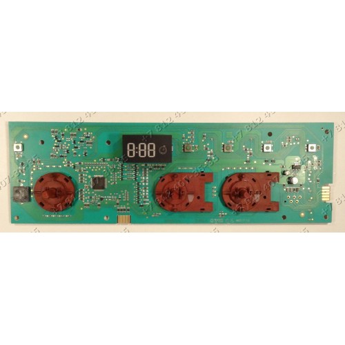 Плата индикации стиральной машины Indesit 16200218301 s/n 1029616446
