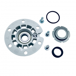 Суппорт (подшипниковая  опора) барабана стиральной машины Whirlpool, Bosch 481231019144 - COD084 ИТАЛИЯ (светло-серый)