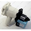 Насос для стиральной машины Bosch, Siemens в сборе с улиткой и фильтром Mainox 30W B20-6 на защелках, контакты вперед под разъем