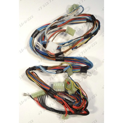Проводка стиральной машины Indesit WD104T, WD104TEX, WD118SP, WD84TEX, WD105TEX, WD125TSEX