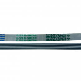 Ремень EL 1210 J5 129077540 Megadyne Made in Italy для стиральной машины AEG, Electrolux, Zanussi