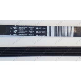 Ремень для стиральной машины Ariston, Indesit, Whirlpool и т.д. - 6PJE 1201 Hutchinson - C00119126