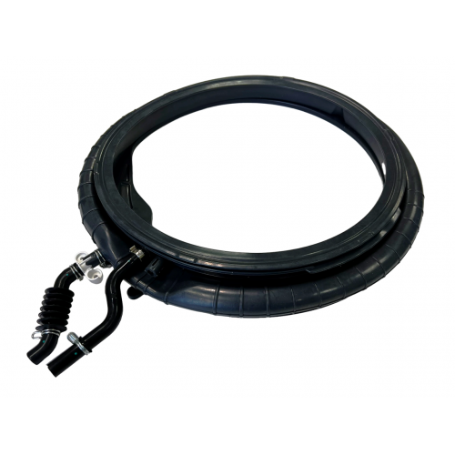 Резина люка для стиральной машины Haier 0020301453A - ОРИГИНАЛ! в сборе с патрубками 