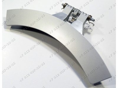 Ручка дверцы люка для стиральной машины Electrolux, Zanussi маркировка 8072238, цвет - белый
