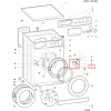 Ручка люка стиральной машины Indesit C00045242 для моделей WGD10... WGD12... WG13.. WG12... WG10... и т.д. 