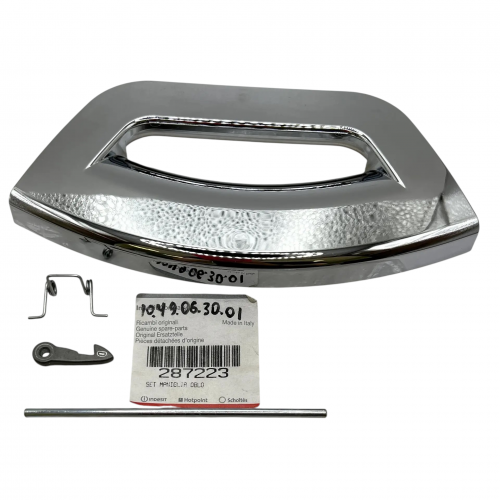 Ручка люка стиральной машины Ariston MVSE6125XCIS, MVE7129XCIS, MVSE7125XCIS, MVSB6105XCIS, WMSD822BXEU и т.д.