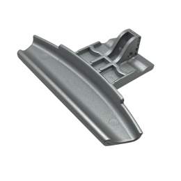 Ручка люка серебристая стиральной машины Ariston ARXD105CIS/S, ARXF105CIS/S, ARXXD105CIS/S
