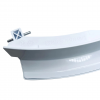 Ручка люка стиральной машины Bosch, Bosch Logixx, Siemens - 00751782 белая, Китай