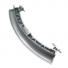 Ручка люка стиральной машины Siemens, Sharp 9000884889, 9000884869 - 00796463