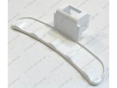 Белая ручка люка для стиральной машины Samsung WF70F5E0N2W/EC, WF70F5E2U2W/EC, WF70F5E2W2W/EC