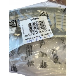 Ручка люка для стиральной машины Gorenje W6623N/S W6643N/S MV62Z22/S и т.д. - 349966 серебристая ОРИГИНАЛ 