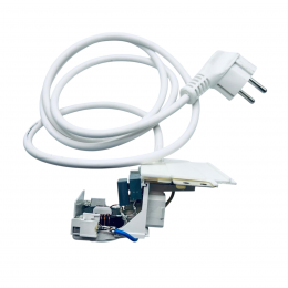 Сетевой шнур в сборе с фильтром стиральной машины Ariston Indesit - D.E.M. PLF00472705100