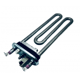 Тэн для стиральной машины AEG, Electrolux, Zanussi 1750W 190 мм прямой, в сборе с датчиком KAWAI одинарная клемма