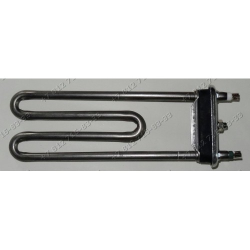 Тэн для стиральной машины Indesit, Ariston, Whirlpool, ARDO, Zanussi и т.д. Kawai 1750W 185 мм с отверстием
