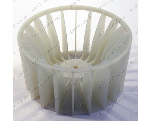 Крыльчатка вентилятора для сушильной машины AEG, Electrolux, Zanussi, Rosenlew и т.д. - 12543490 диаметр 145 мм