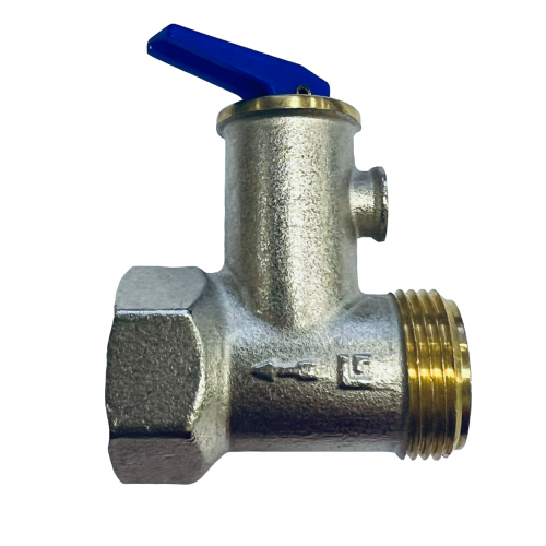 Клапан предохранительный с рычажком для водонагревателей ARISTON 3/4", 8,5 Бар, Италия 60001310 - ОРИГИНАЛ