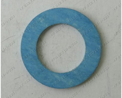Прокладка тэна синяя, плоская 23,8х14,4х1,5 для водонагревателя